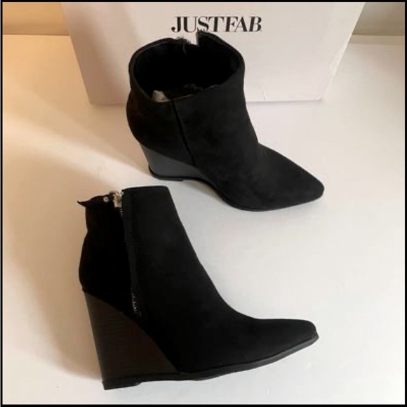 Size 7 Just Fab Shoe Boots Narrow - Picture 1 of 2